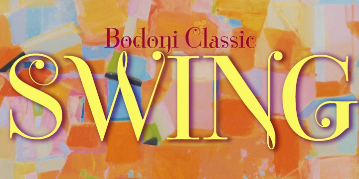 Bodoni Classic Swing