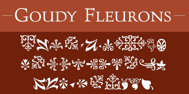 Goudy Fleurons™