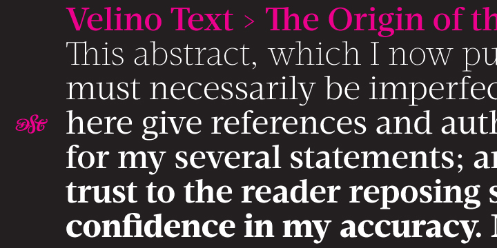 Velino Text