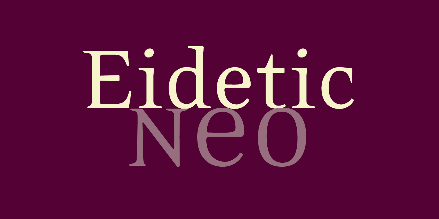 Eidetic Neo