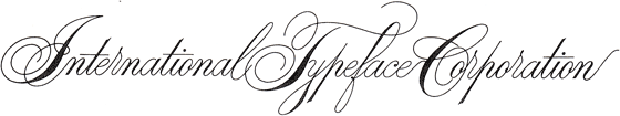 Logo de l'International Typeface Corporation