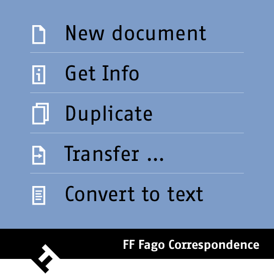 FF Fago Correspondance