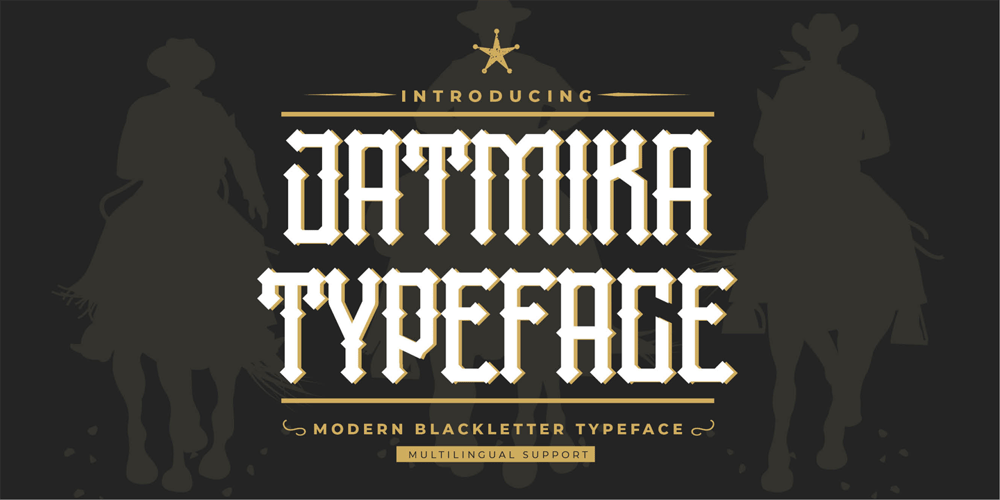 Jatmika Typeface font