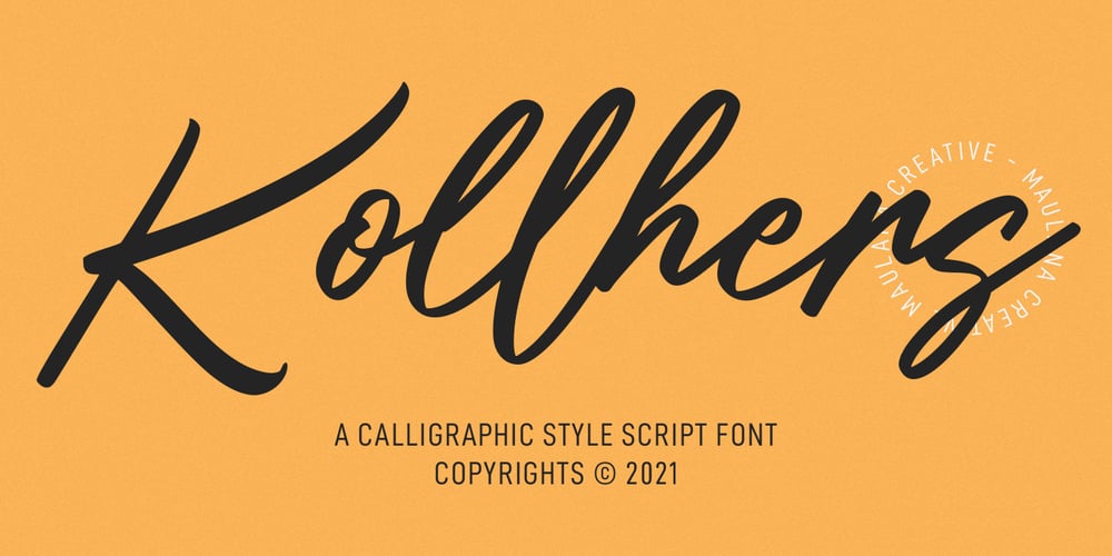 Kollhers font