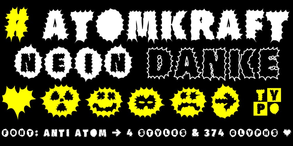 Anti Atom Font font