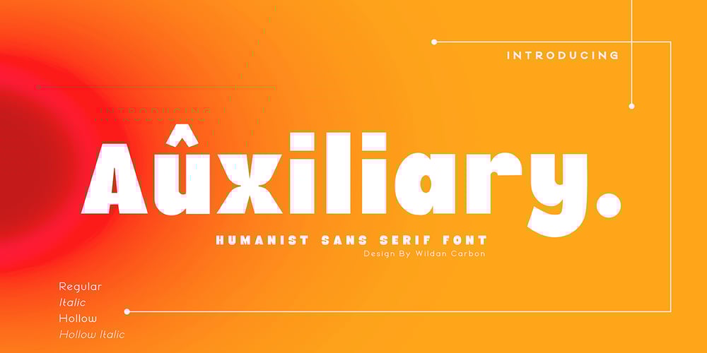 Auxiliary font