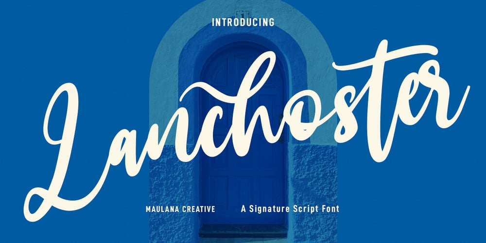 Lanchoster font