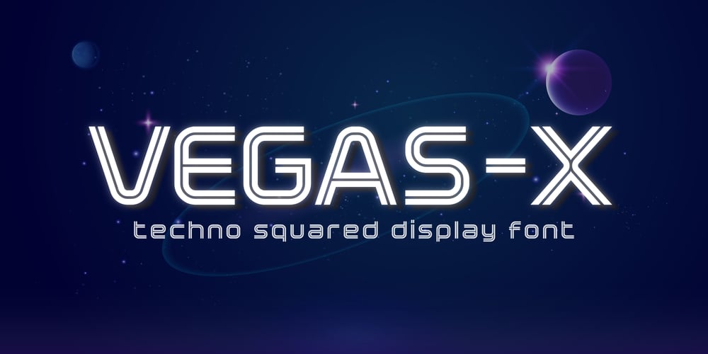 Vegas x font
