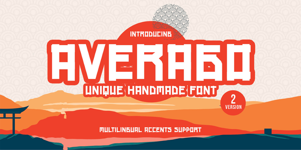 Averago font