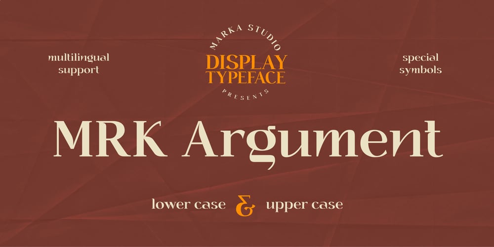 MRK Argument font