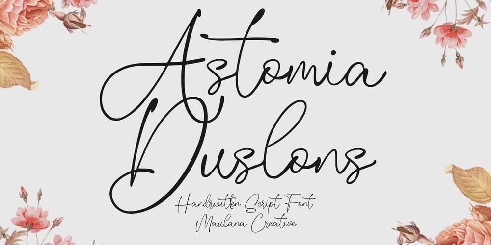 Astomia Duslons font