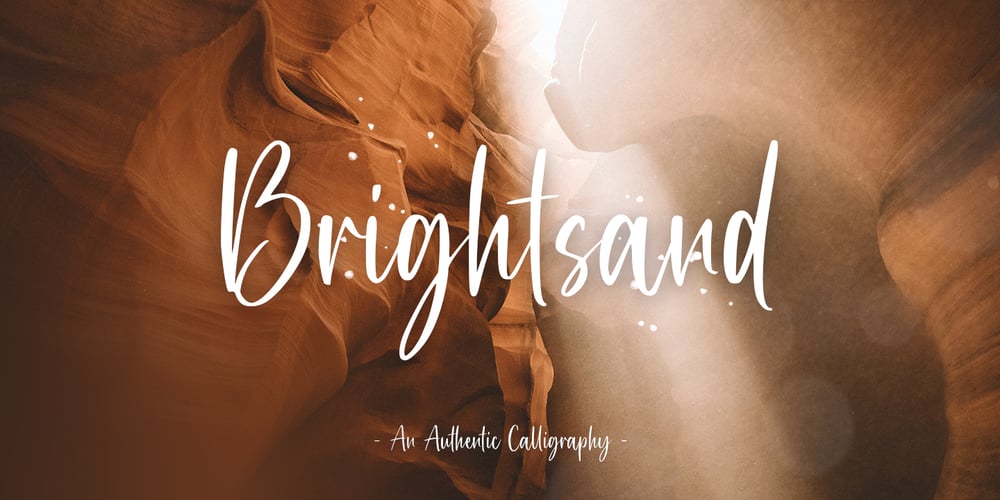 Brightsand font