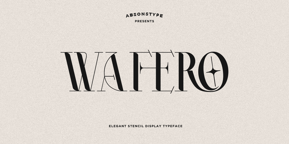 Wafero font