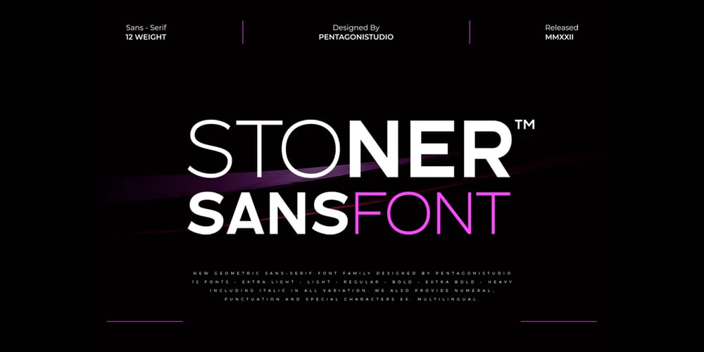 Stoner PS font
