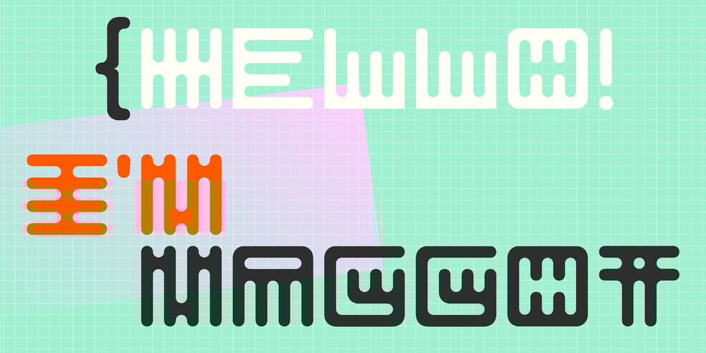 Maggot font