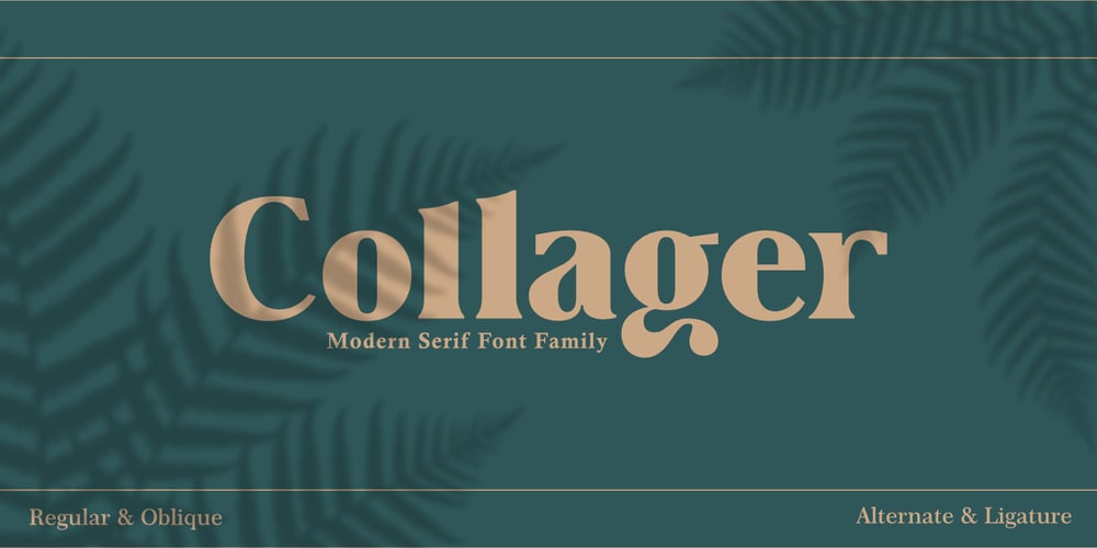 Collager font