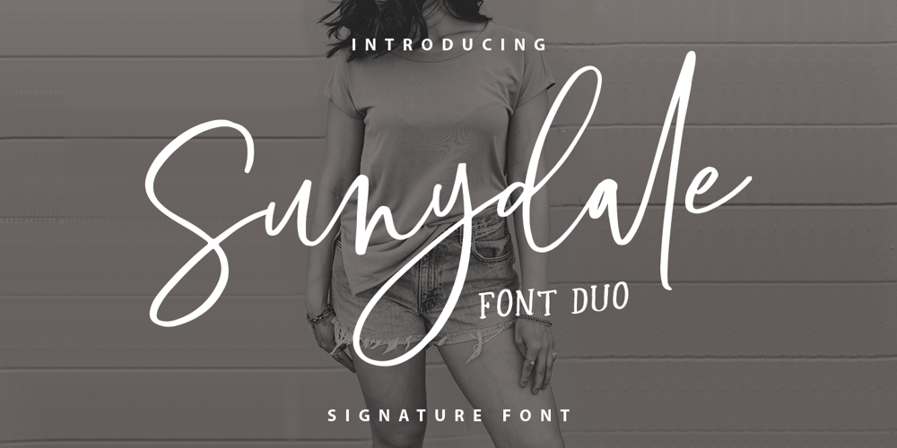 Sunydale Font Duo font