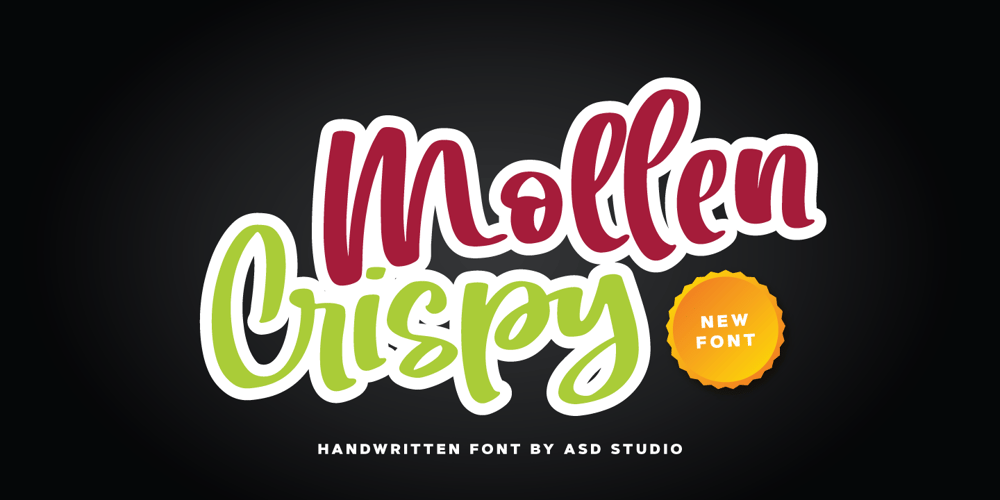 Mollen Crispy font