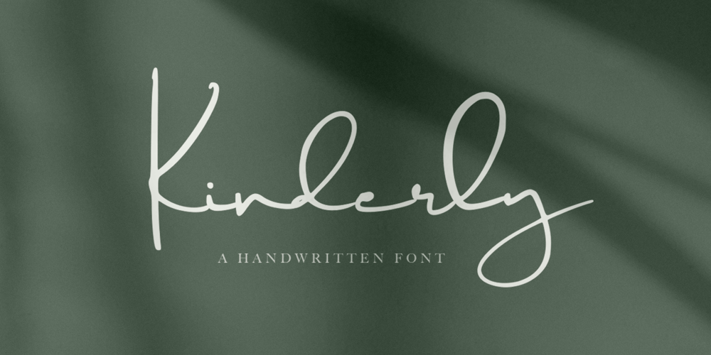 Kinderly font