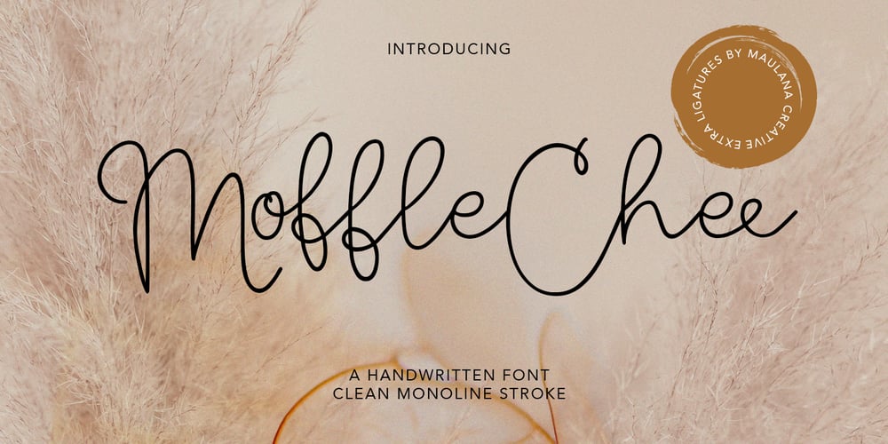 Moffle Chee font