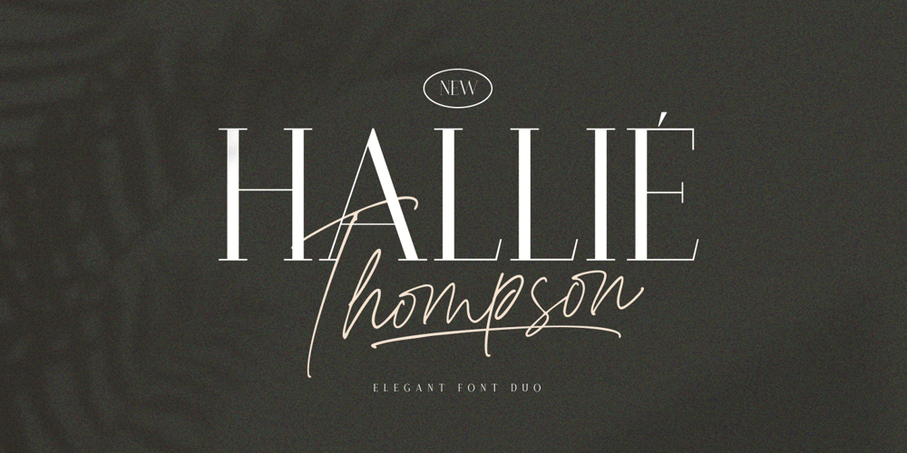 Hallie Thompson font