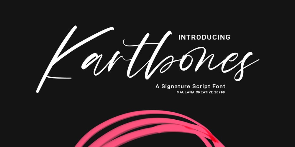 Kartbones font