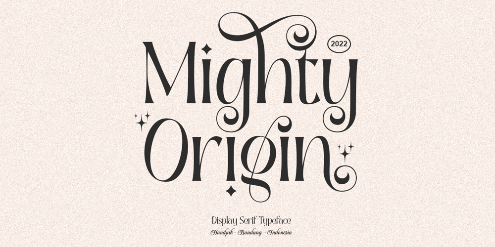 Mighty Origin font