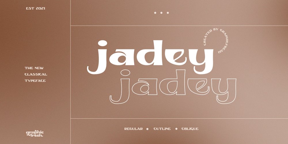 Jadey font