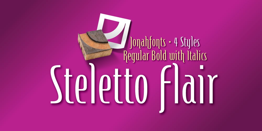 Steletto OS Flair font
