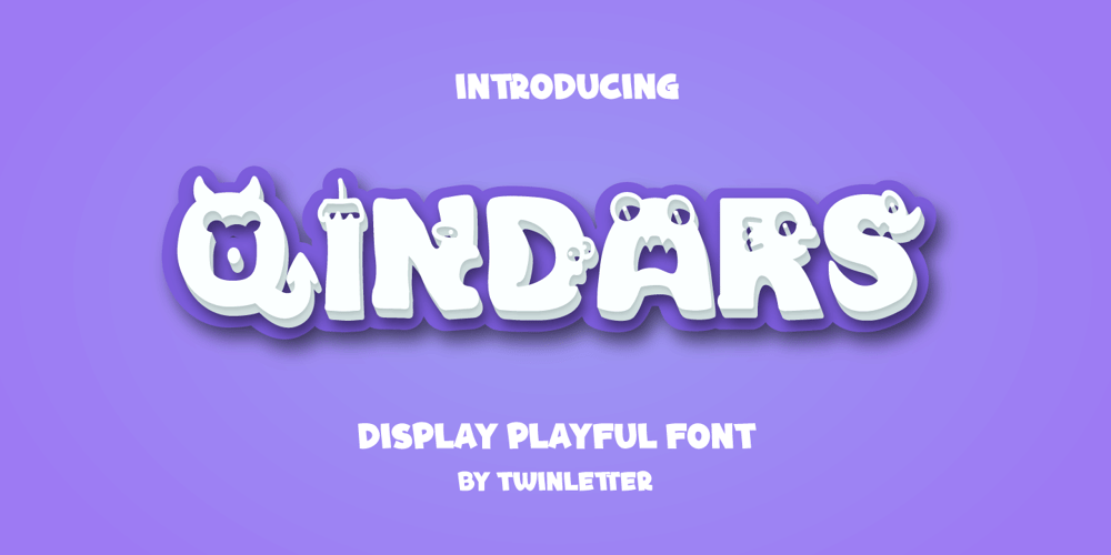Qindars font