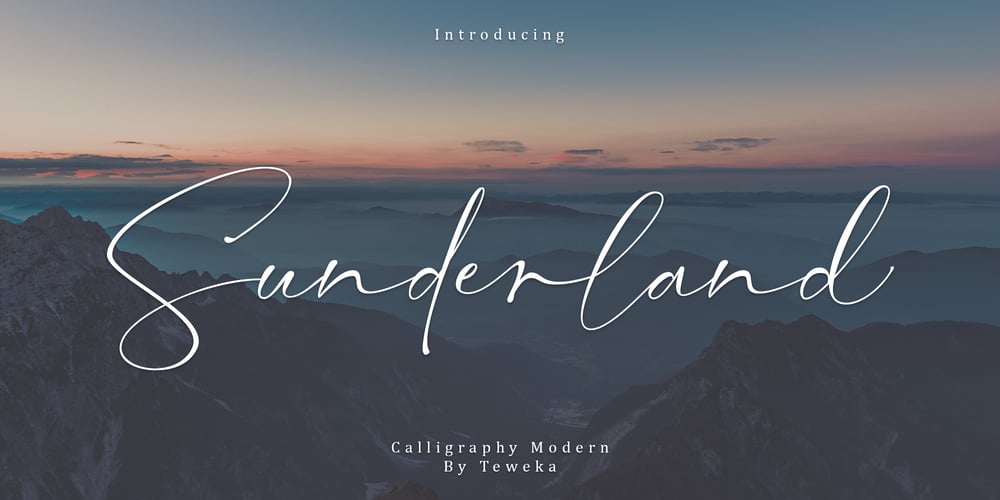 Sunderland font