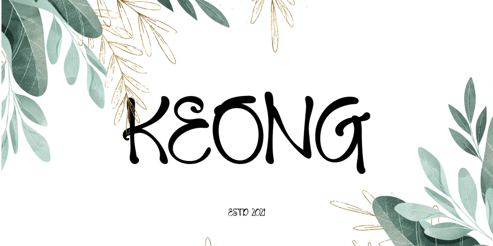 Keong font