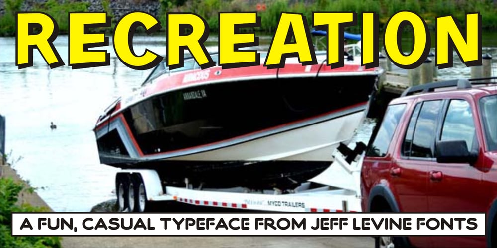 Recreation JNL font
