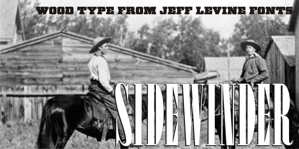Sidewinder JNL font