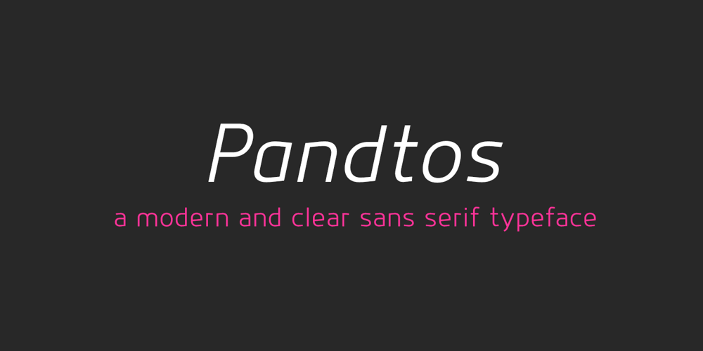 Pandtos font