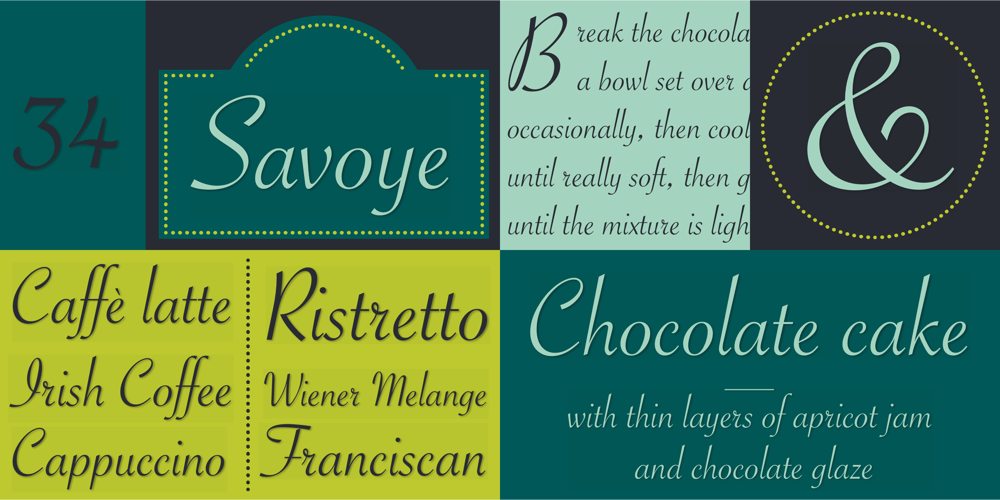 Savoye font
