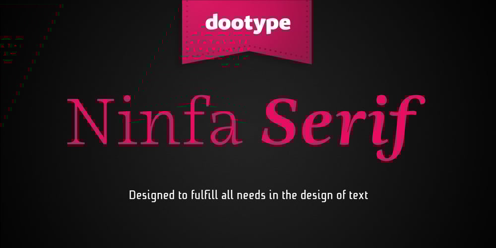 Ninfa Serif font