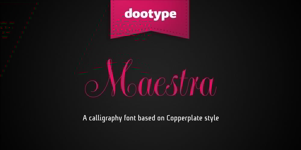 Maestra font