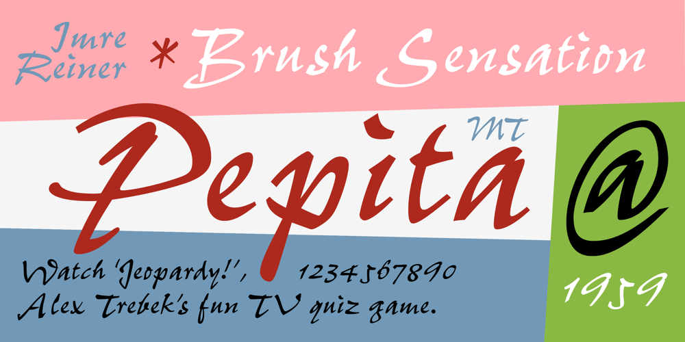 Pepita font