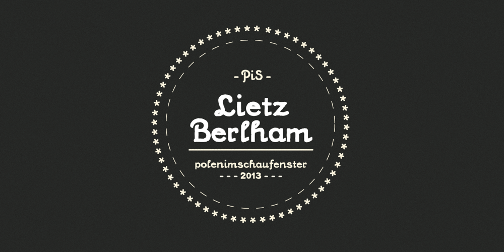PiS LIETZ Berlham font