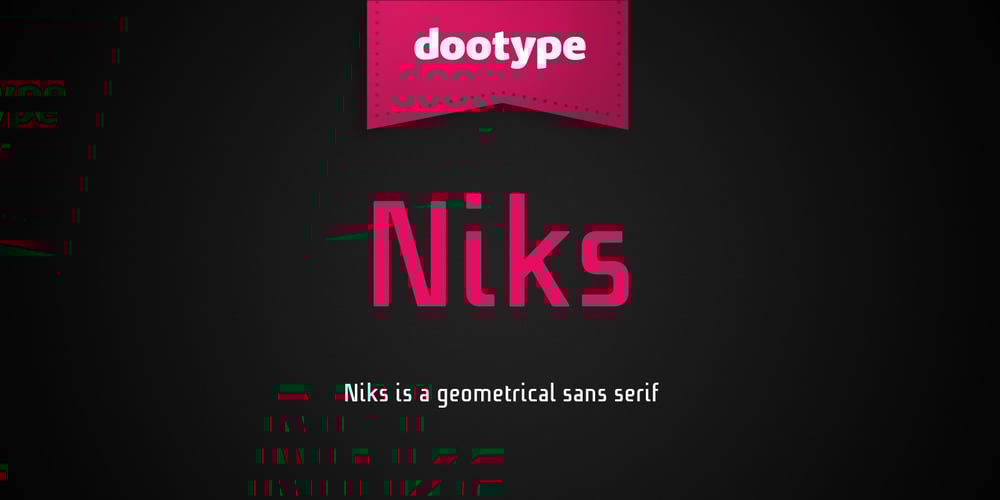 Niks font