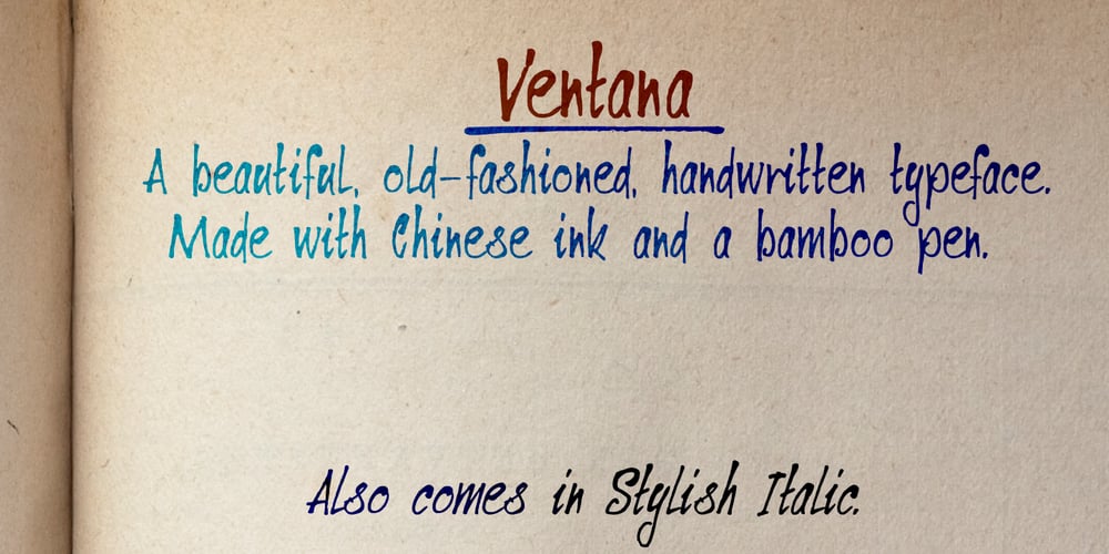 Ventana font