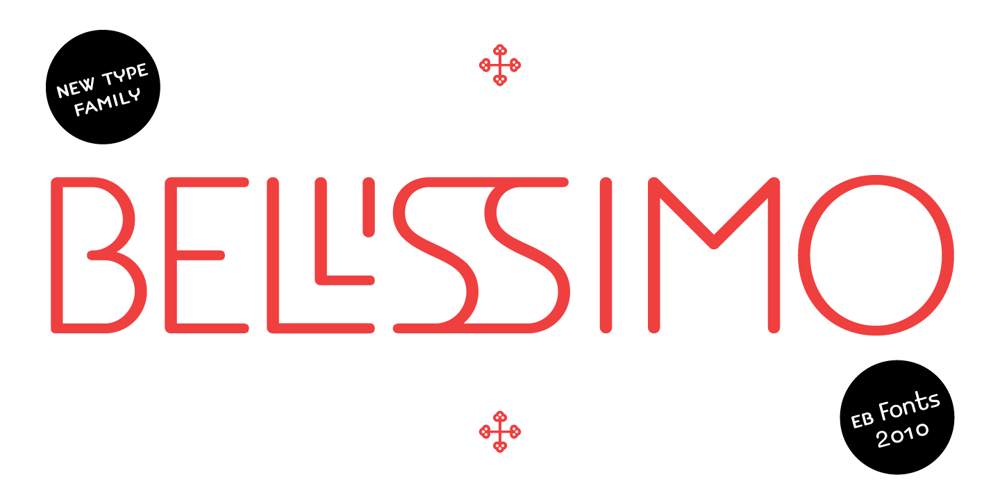 EB Bellissimo Display font