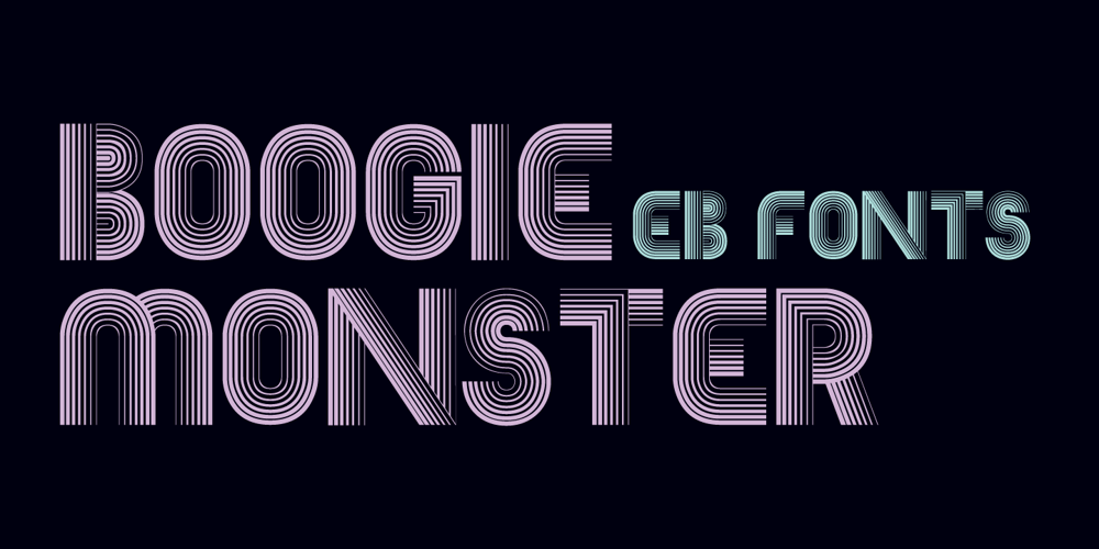 EB Boogie Monster font