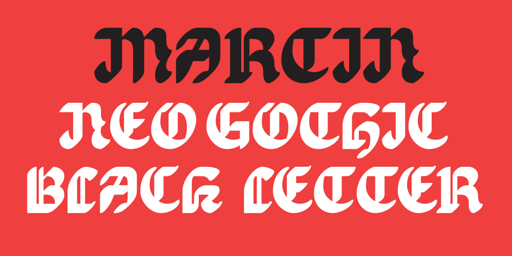 EB Martin font