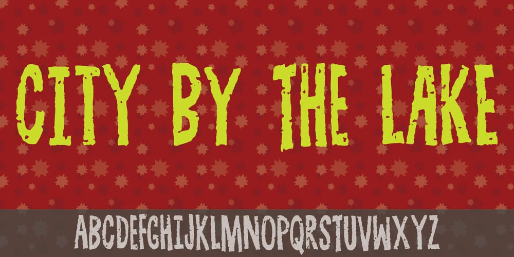 City By The Lake font