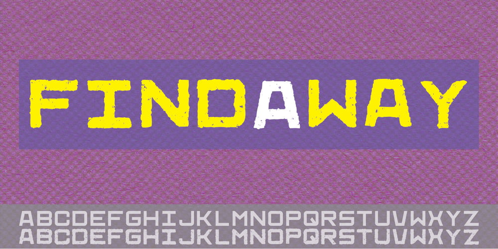 Find A Way font