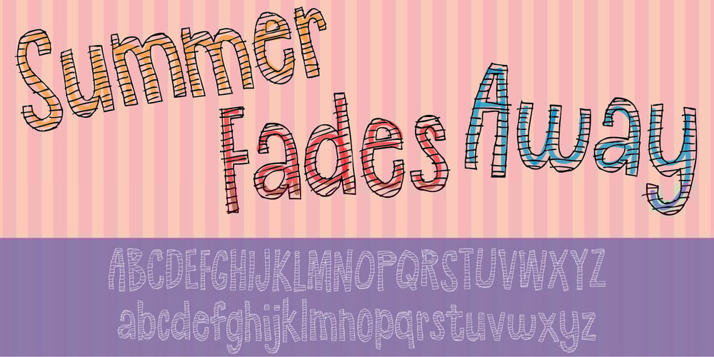 Summer Fades Away font