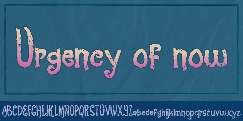 Urgency Of Now font