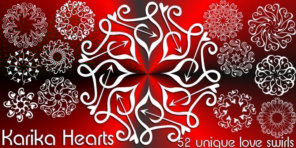 Karika Hearts font